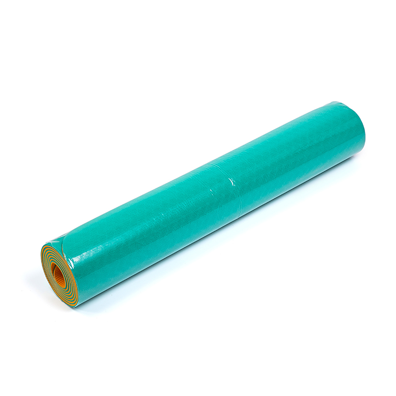 Nie-giftige glyvaste 6 mm tpe rubber joga mat met oem ontwerpe pasgemaakte reis joga mat