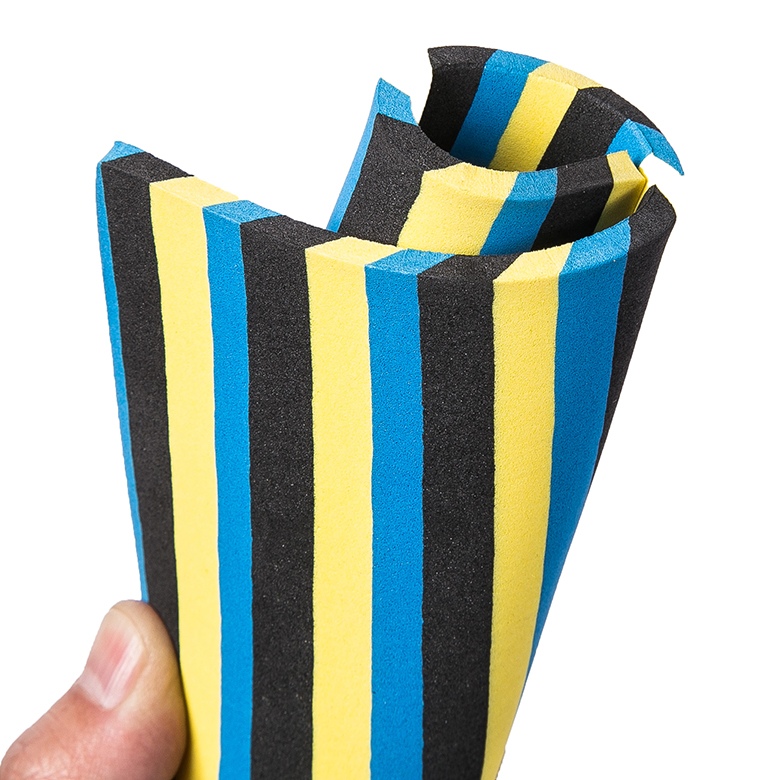 Fashion 3 kulay stripe pattern EVA outsole sheet foam slipper sheet