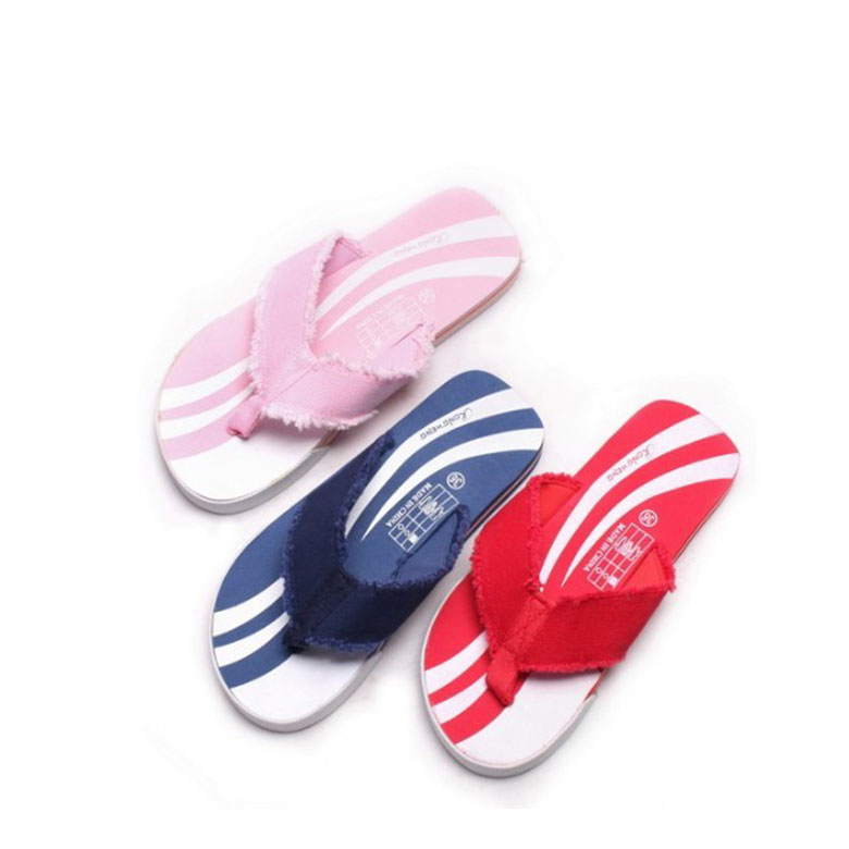 Summer beach custom printed foam men sandals eva flip flop slipper