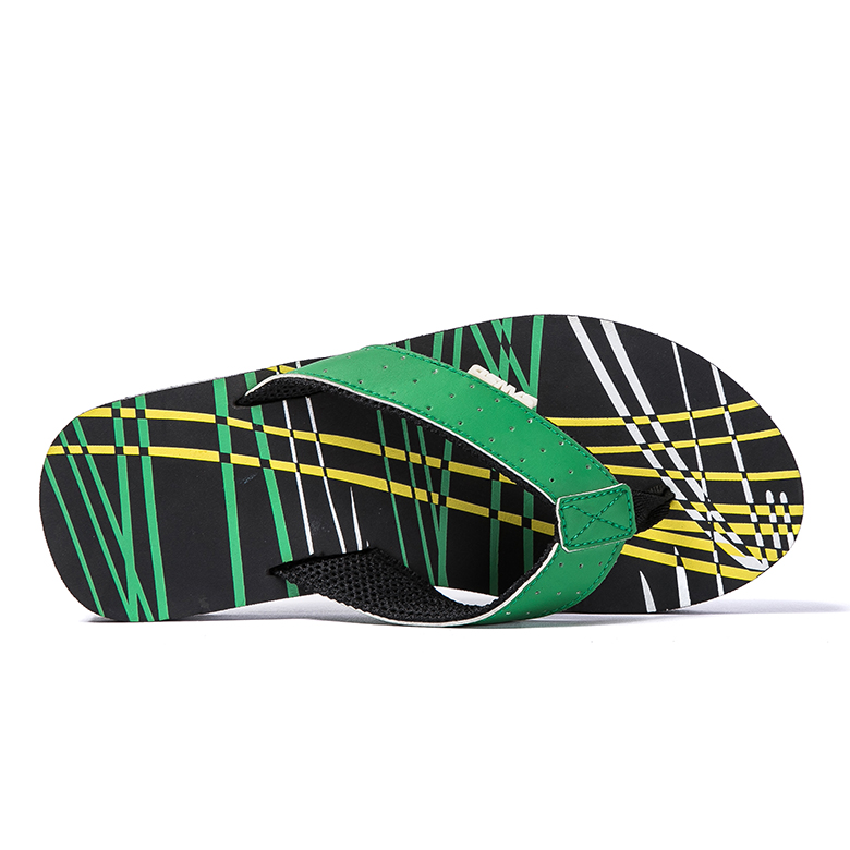 Logo tersuai, sandal jepit tali lebar unik meluncurkan selipar kepada lelaki