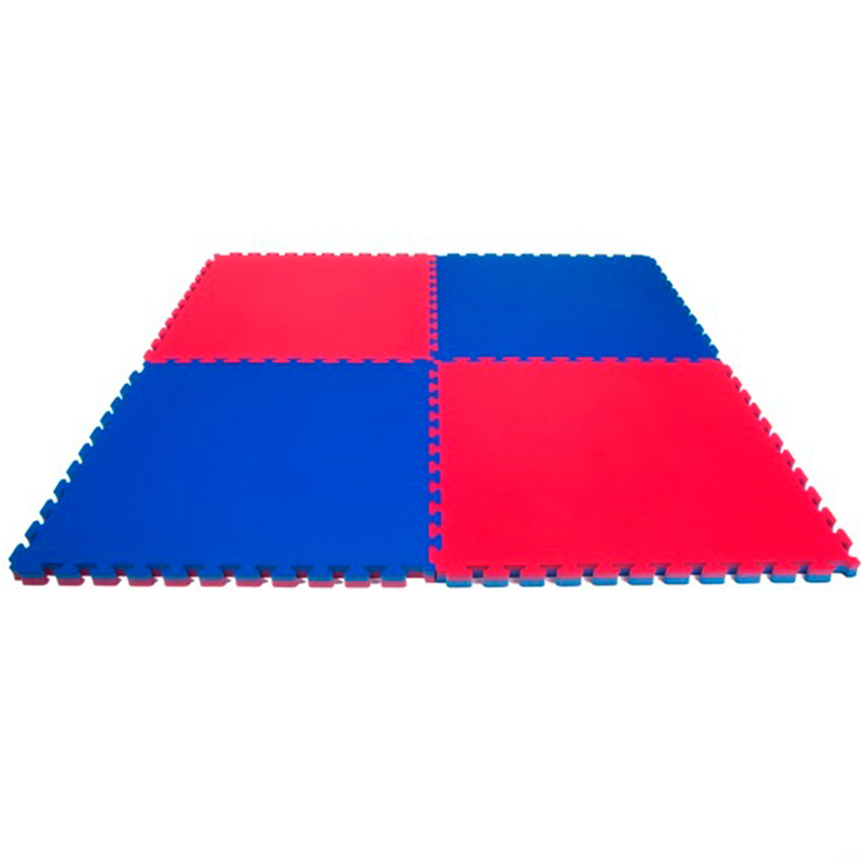 ඝන විශාල ප්‍රමාණයේ පරිසර හිතකාමී මෘදු සටන් ප්‍රතිවර්ත කළ හැකි පුහුණු පැදුරු taekwondo 2cm thickness foam eva anti-slip mat