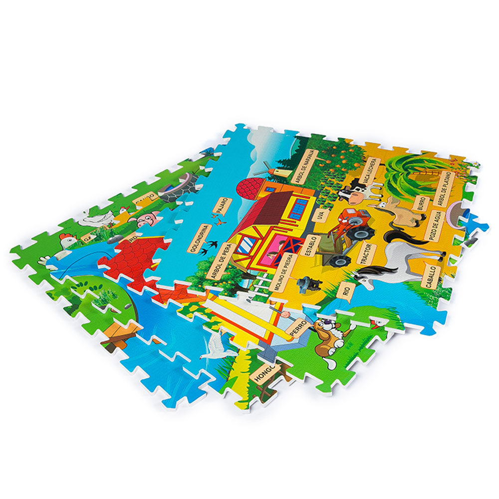 Mysterious Forest Toread EVA Waterproof Puzzle mat mat ງາມສໍາລັບເດັກນ້ອຍ