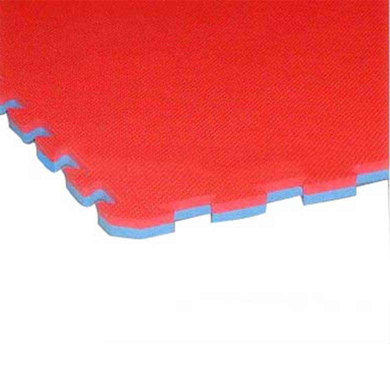 EVA foam interlocking Tatami jigsaw floor mats មានពីរពណ៌