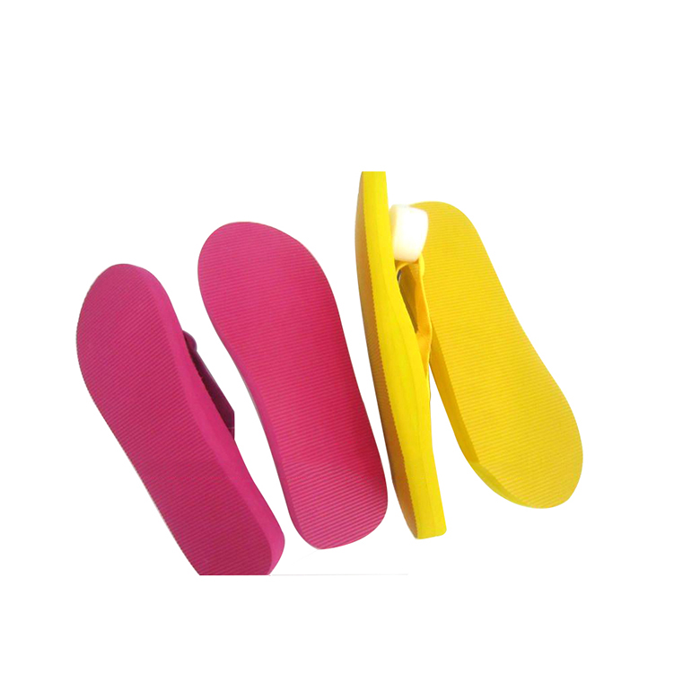 2020 여름 패션 최고 품질 도매 노란색과 매화 EVA 플립 플롭 소프트 메이커 간략한 스타일 슬리퍼