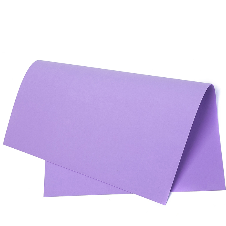 Horúci predaj lacno Farebný tenký fialový ručný DIY zápisník EVA Foam Sheet