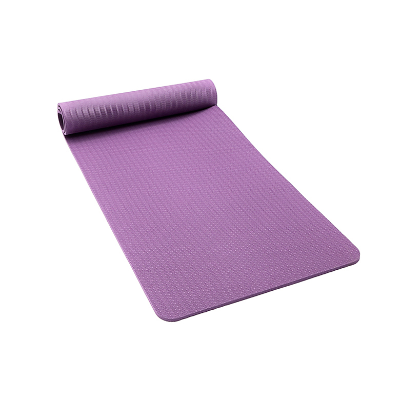 Tapis de yoga portable de voyage personnalisé, respectueux de l'environnement, conception de couleur personnalisée, grande taille 100% tpe, marque privée