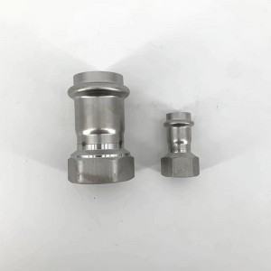 European Standard Stainless steel pipes Female Coupling