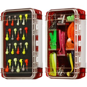 WH-S098-90pcs Fishing Tackles Box Lure Accessories Kits Fishing Hook Combo