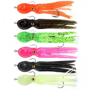 WH-SL10 Artificial TPE Soft Octopus Fishing Lure