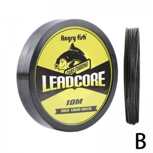 WHYL-L008 10m Carp Covered Leadcore Wire Fishing Braid Line