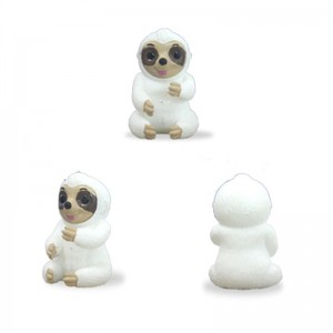 Manufacturer para sa Mini Animals 3D Flocked Plastic Figure Toy