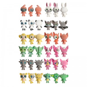 Figurine drăguțe din plastic pentru animale de companie din pădure