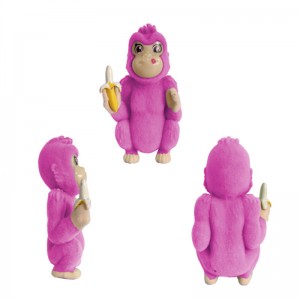 Fuzzy Chimp – ເຄື່ອງຫຼິ້ນສັດຂະໜາດນ້ອຍ WJ0070 Little Fuzzy Chimp toys Figure
