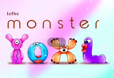 Акыркы PVC Letter Monster Toy Collection