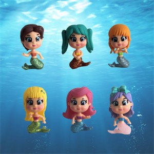 Sêwirana nûvekirî ji bo Dto0284 Karaktera Kartonê Mermaid Foil Balloons for Girls Birthday Decorations