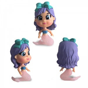 Mabag-o nga Disenyo para sa Dto0284 Cartoon Character Mermaid Foil Balloons para sa mga Batang Babaye nga Mga Dekorasyon sa Pabor sa Birthday
