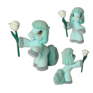 ODM Factory Dihua Plastic PVC Figure for Capsule Toy Animal Flocked Tiny Toy Mini Animal Flocking Toy