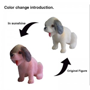 Ṣiṣu Abẹrẹ Toy WJ3001 Realistic Puppy Figurine Toys Fun Awọn ọmọ wẹwẹ