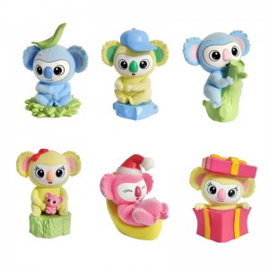 2022 Good Quality Plastic Play Food - Promotional Flocked Animal Figure Koala Toy for Key Chain – Weijun