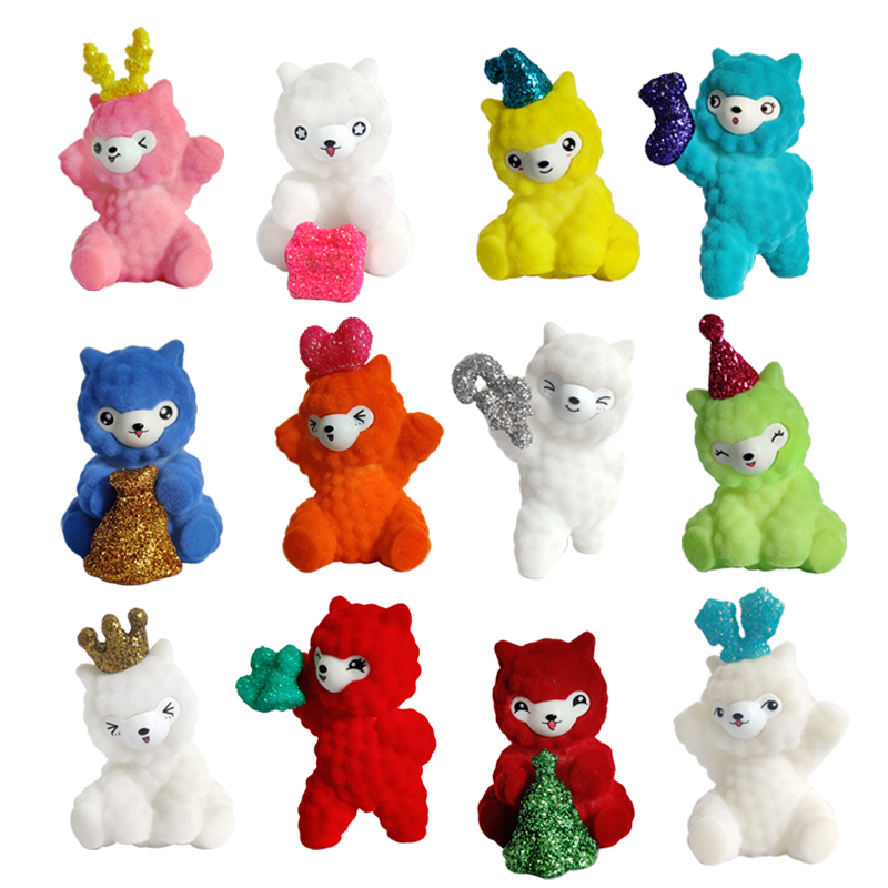 Ang Weijun Toys Naglunsad og Cute Christmas Llama Figures Series