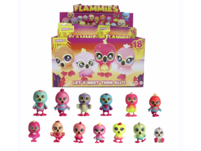 Exclusivas de Weijun Toys-Figuras de flamingo de debuxos animados-Aceptan pedidos
