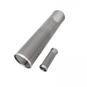 316 Stainless Steel Round Pipe Filter Exhaust P...