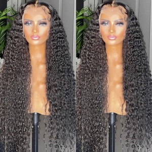 Kinky Curly Lace Front Perücken Natürliche Dichte Menschliches Reines Haar Perücken