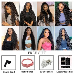 13x6 Body Wave Nėrinių perukas priekiniai perukai, skirti žmonių plaukams juodaodėms moterims