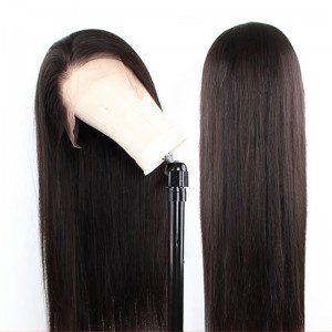 Taas nga Densidad 13 × 4 Lace Front Straight Human Hair Wigs Brazilian