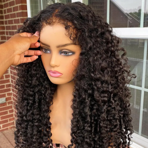 HD Lace Front Kinky Curly Wig mit Typ 4C Afro Curly Hairline
