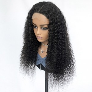 काली महिलाओं के लिए 4×4 लेस क्लोज़र विग मानव बाल