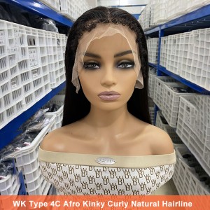 Silk Straight 13X4 Transparent Lace Front Wig Ki Momo 4C Hairline Hairline