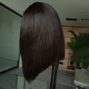 HD 글루리스 초보자 친화적인 4X6 레이스 클로저 짧은 밥 생머리 가발
