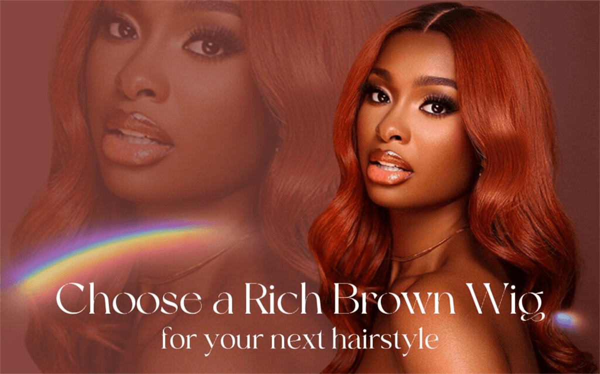 Pasirinkite sodriai rudą peruką kitai šukuosenai!ISEE atsiliepimai