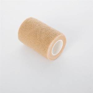 Soft Non-woven Surgical Nonwoven Tapes Cohesive Silicon coated nonwoven paper