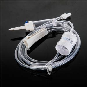 Flow Rate-setting and Adjustable Infusion Set for Single Use