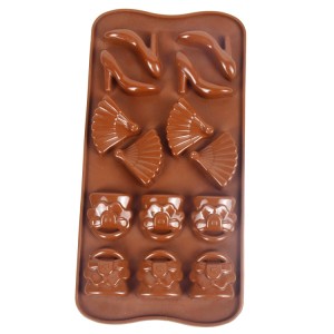 Factory Custom Silicone Chocolate Mold Eco Friendly Resin Mold For Baking Cookie Biscuits Candy Soap