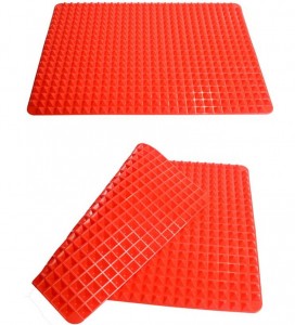 Lengvai valomas nepridegantis silikoninis kepimo lakštas Silicio piramidės kepimo kilimėlis