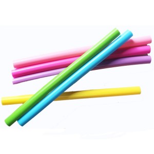 Bar Accessories Portable Straw Brushes And Straight Straw Set Reusable Drinking Straws