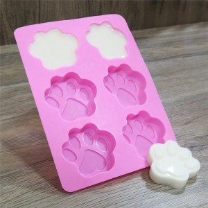 Silicone Mold Cake Baking Cup 6-Cavity Tulip Flower Muffin Cake Pans Mold