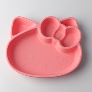 Фабрична директна продажба на едро Купа за закуски Разделена засмукваща Детска подложка за вечеря Бебешка силиконова чиния