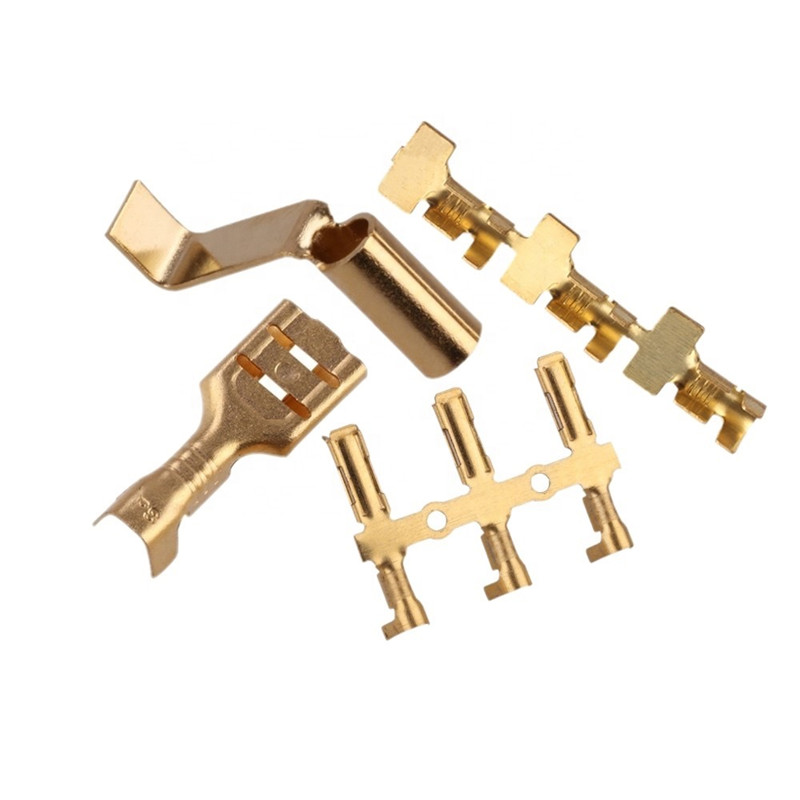 Speed Precision Stamping Sheet Metal Copper Brass Nickel Spring Steel Terminal, Bracketry, Clamps Featured Image