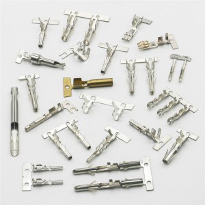 Crimp Terminal Brass Terminal Connector 4.2mm 2.54mm 2.5mm Pin Female Metal Small 4P Metal Stamping Wire Connector Terminal