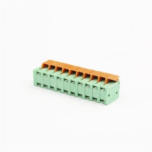Euro Type electronic component supplier Spring Type PCB speaker terminal block connector