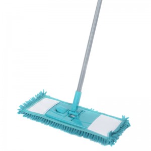 Limpeza preguiceira doméstica Placa rotativa de fregona grande para limpeza de pisos da casa Fregona plana