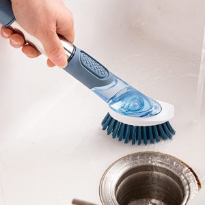 China OEM Dish Brush Manufacturers –  Grips Soap Dispensing Dish Brush – Yujie