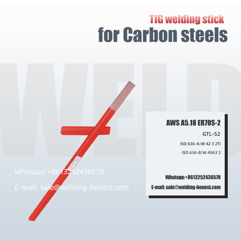 baja Karbon tinggi TIG ER70S-2 data Seal