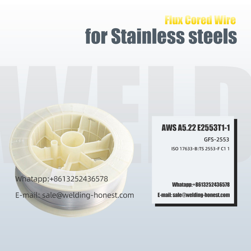 Stainless Steels Flux Cored Wire E2553T1-1 Container welding material