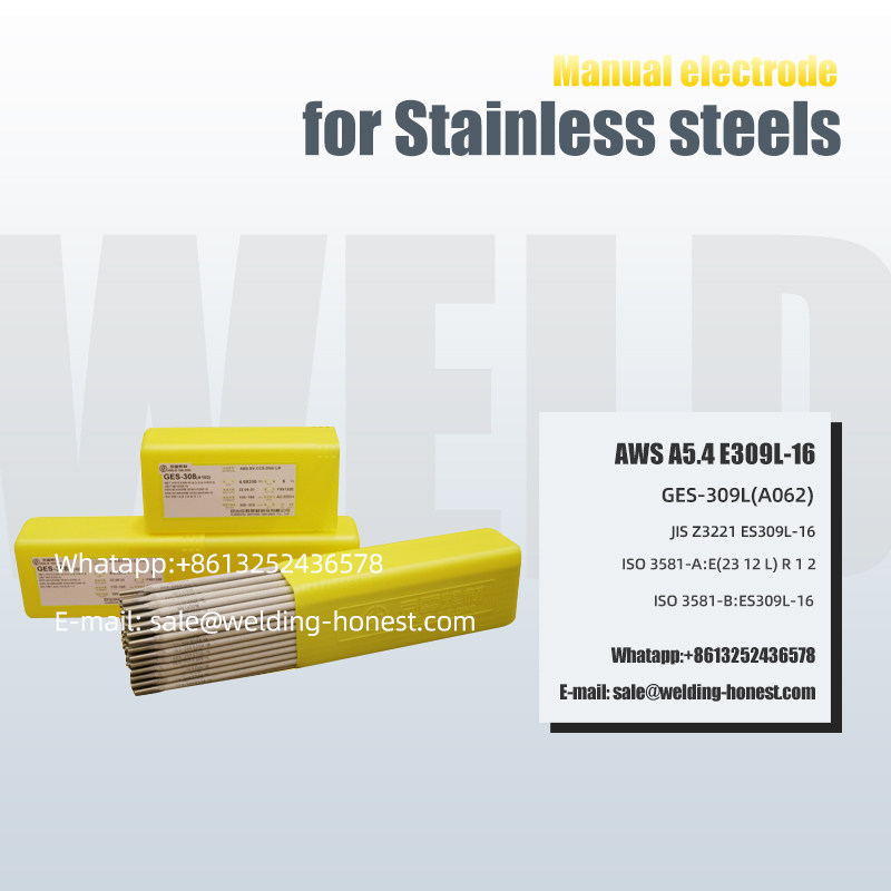 Stainless steels Manual electrode E309L-16 ອຸປະກອນເສີມປະທັບຕາ