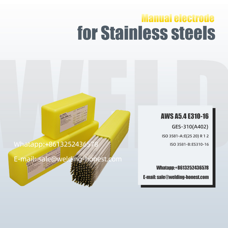 Steels stainless Dealan làimhe E310-16 Ceangal ròin